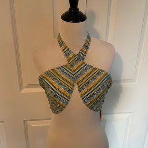 NWT Volcom wrap bikini top